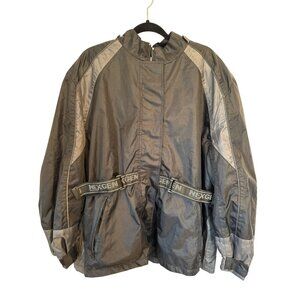 Nexgen Motorcycle Jacket XL Black With Adjustable Belts and Reflective Accents